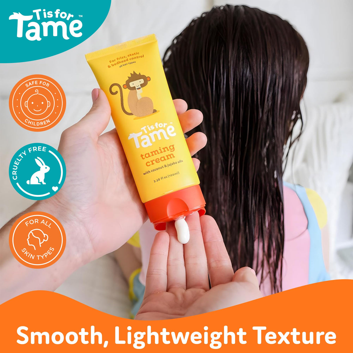 T is for Tame in bathroom routine setting promoting simple morning styling