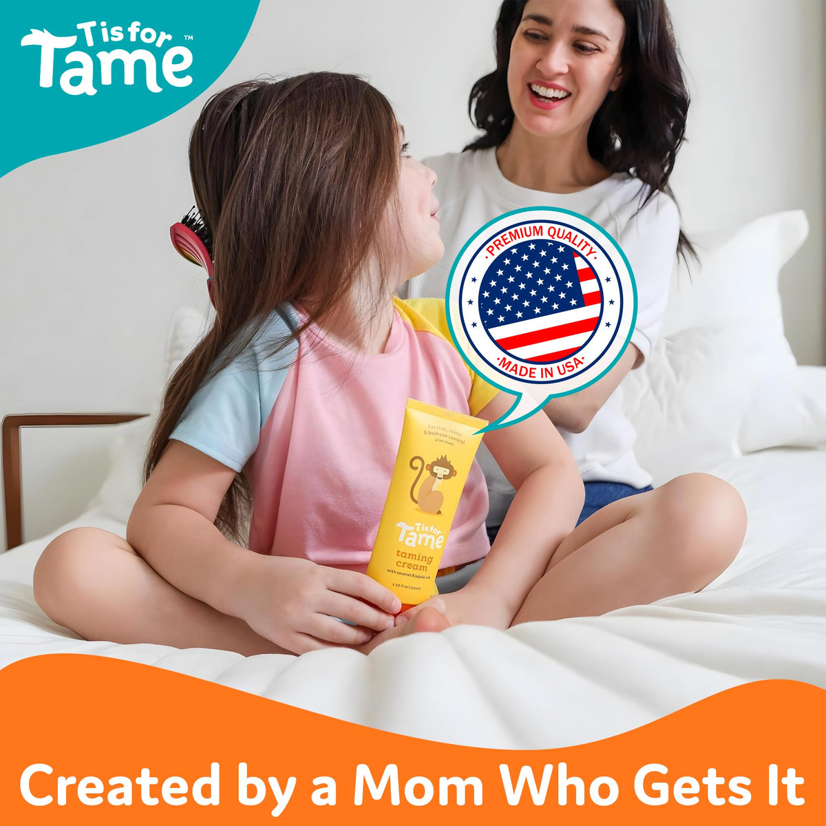 T is for Tame size comparison in adult hand for travel-friendly convenience