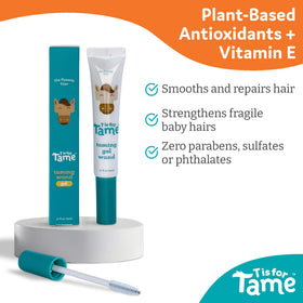 T is for Tame wand in hand demonstrating pocket-size convenience benefit