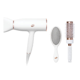 T3 front view of dryer showing sleek body and nozzle for fast drying