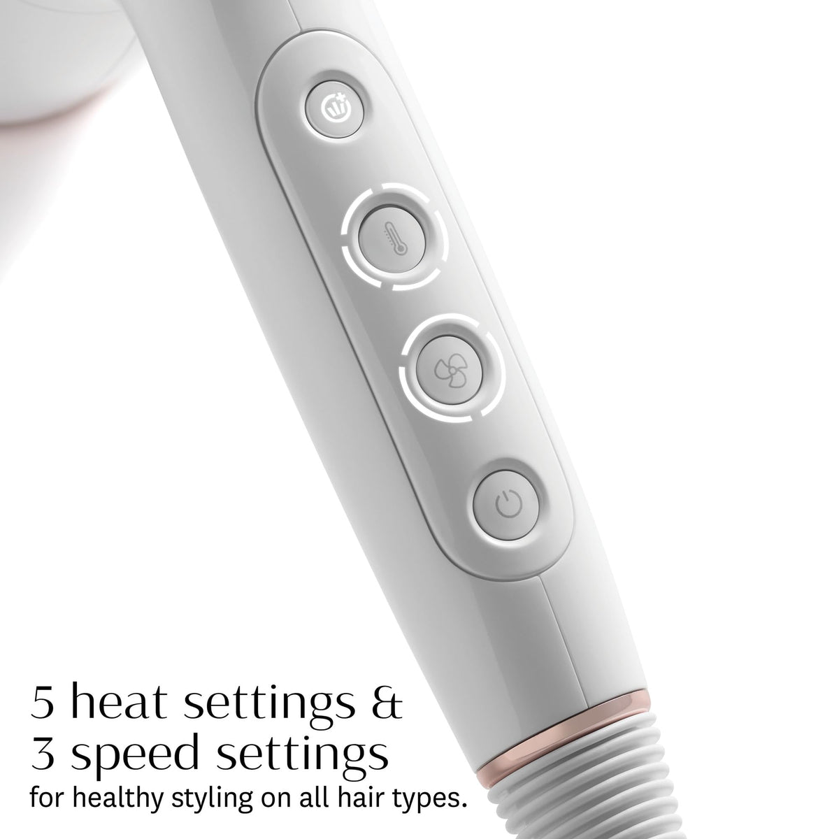 T3 dryer and round brush in use delivering a polished blowout result
