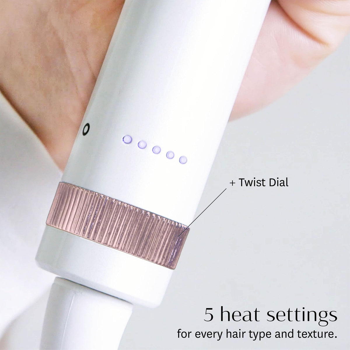 T3 BodyWaver ceramic hollow barrel close-up delivering even heat and smooth finish