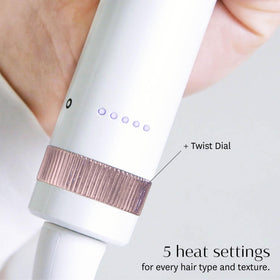 T3 BodyWaver ceramic hollow barrel close-up delivering even heat and smooth finish