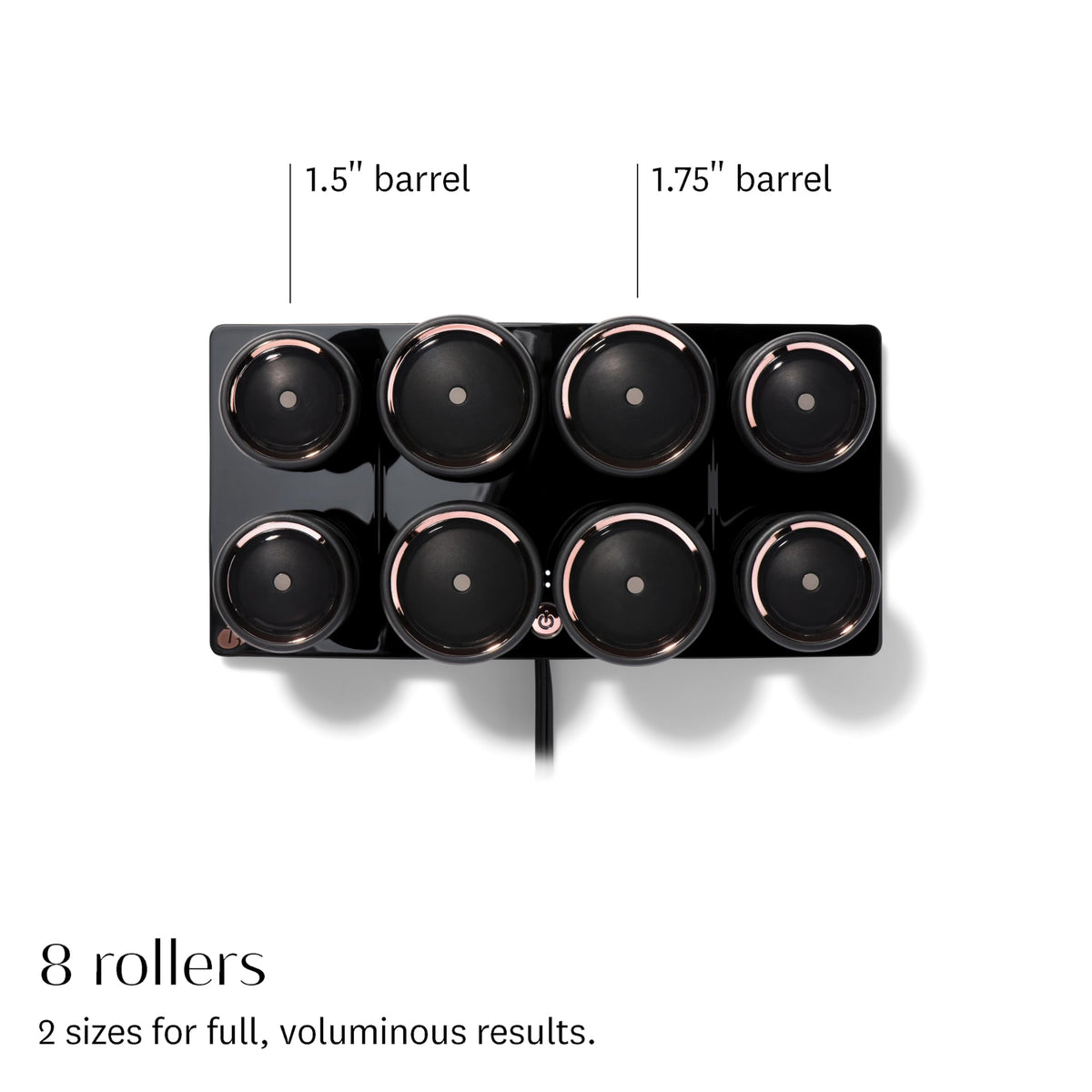 T3 rollers neatly stored in luxury case for organized travel and protection benefit