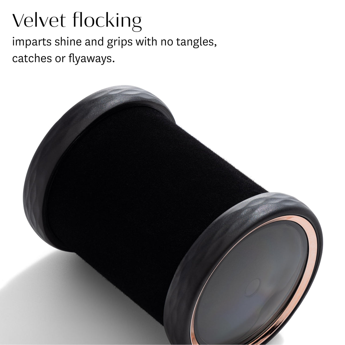 T3 rollers in use on model creating lifted roots and voluminous waves benefit