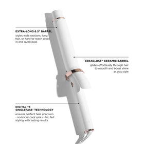 T3 SinglePass Curl X ProGlide clip detail showing responsive lever for snag-free wraps
