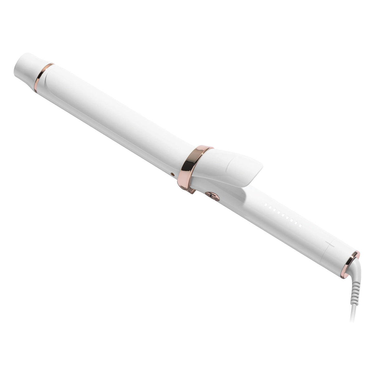 T3 front view of curling iron showing sleek design and fast styling benefit