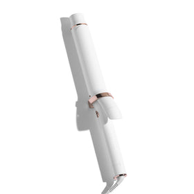 T3 SinglePass Curl X front view showing ergonomic handle and long barrel for fast styling