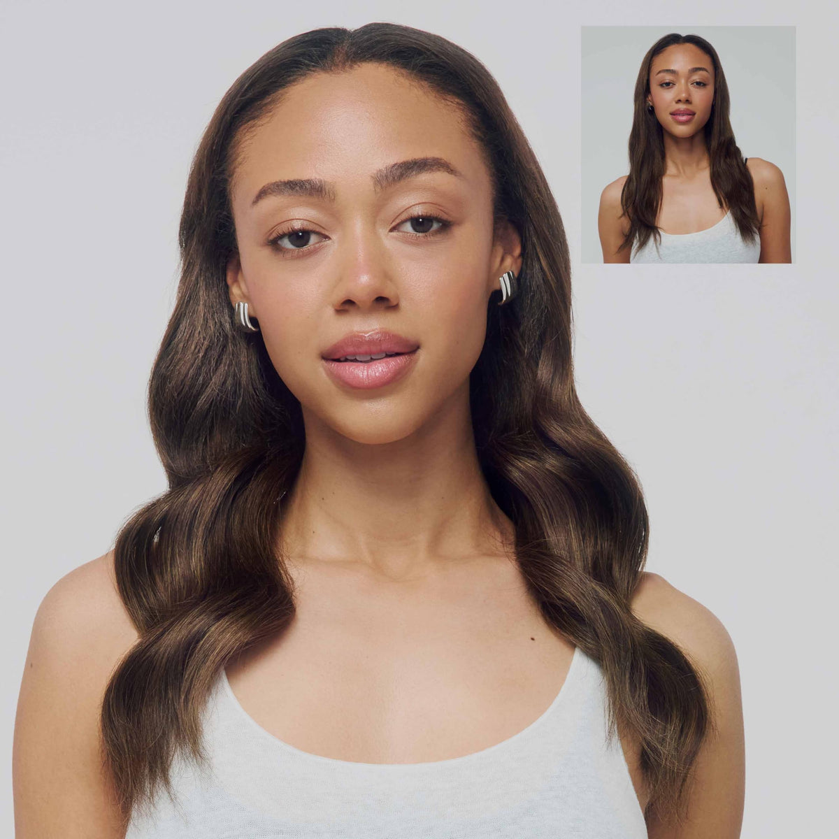 T3 styling long hair demonstrating single-pass coverage and reduced styling time
