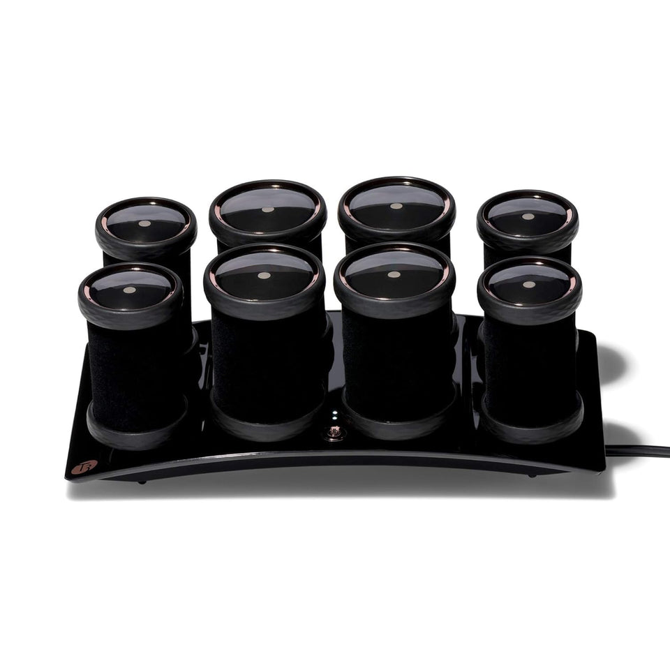T3 front view of roller set showing sleek base and rollers for fast styling benefit