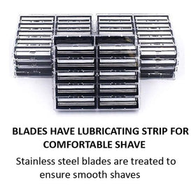 Taconic Shave cartridge attached to handle demonstrating smooth glide