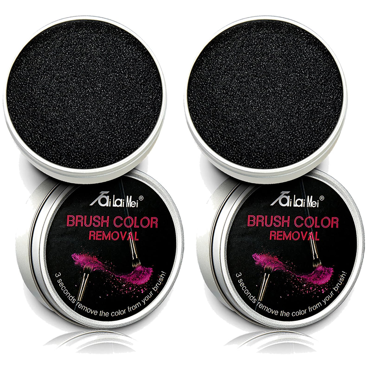 TailaiMei in a makeup station with brushes and palettes, speeds multi-shade routines