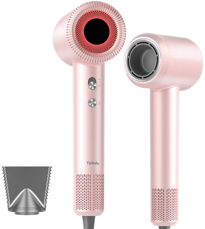 Tailulu front view of pink P2306F dryer showing sleek design and portability