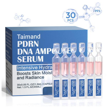 Taimand front packaging showing 30 sealed ampoules and benefits