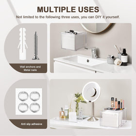 TAINESS drawer open with stacked towels for easy one-handed removal