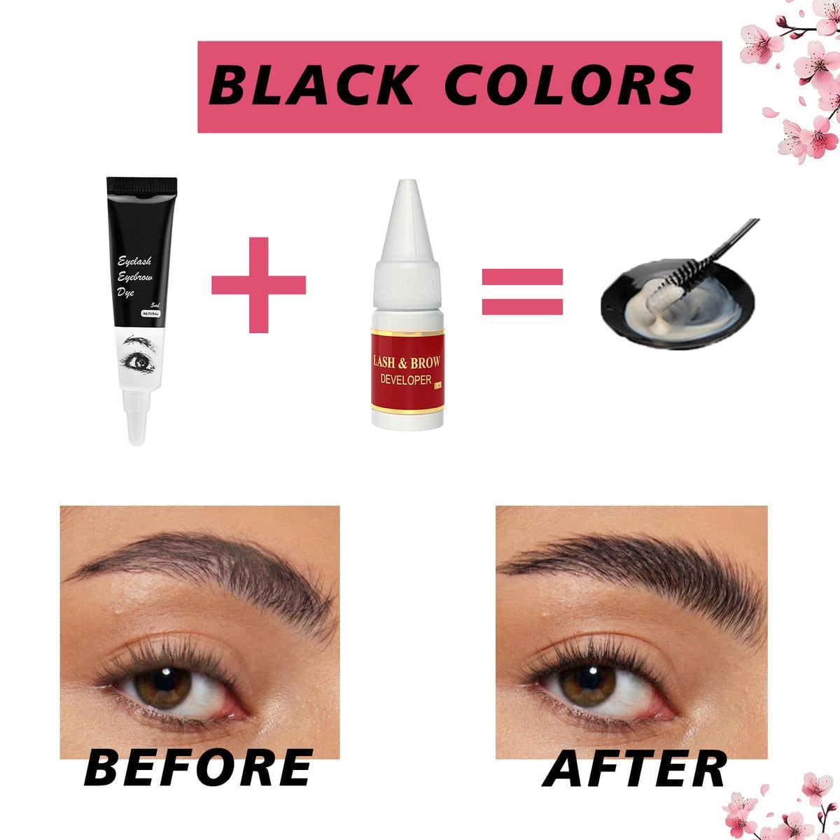 TALINZEN dye and developer close-up showing texture and gentle formula