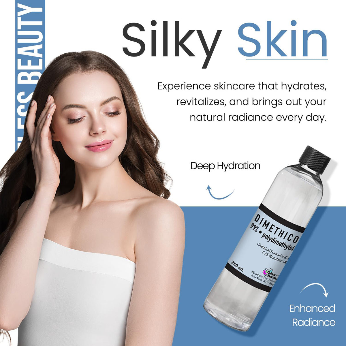 Talsen Chemicals blended into a DIY serum bottle for improved glide