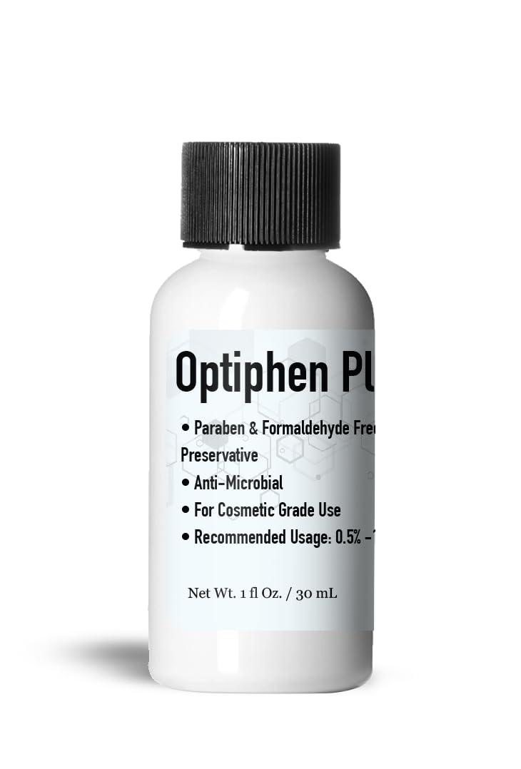 Talsen Chemicals Optiphen Plus front label showing product name and size