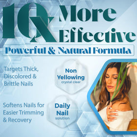 Tammy Taylor dropper applying one drop under a nail for targeted repair