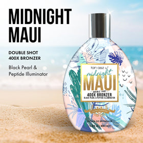 Tan Asz U back label close-up highlights ingredients and directions benefit