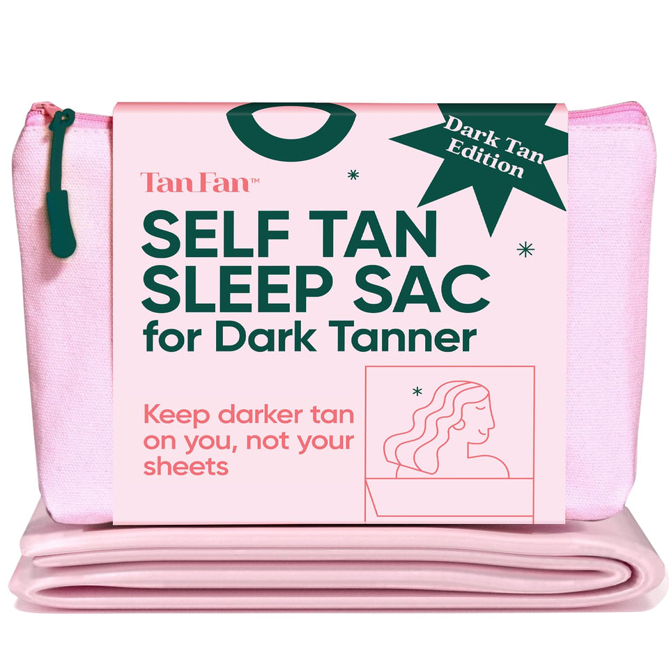 Tan Fan front view of Sleep Sack showing full coverage and cooling design benefit