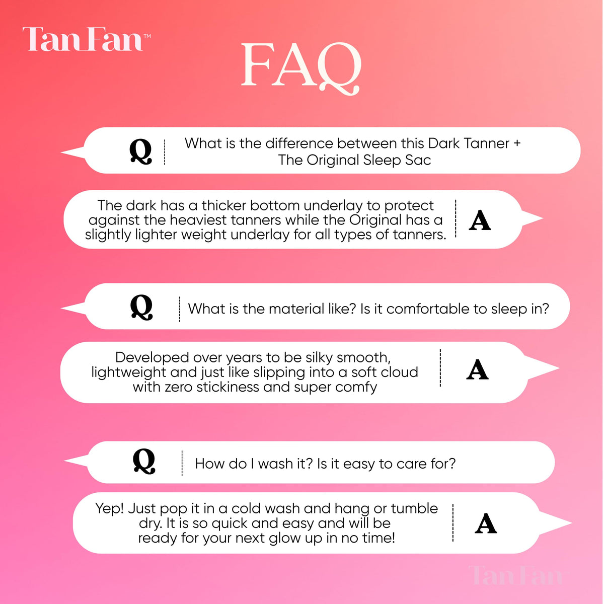 Tan Fan built-in pillow protector and included travel bag for clean storage benefit