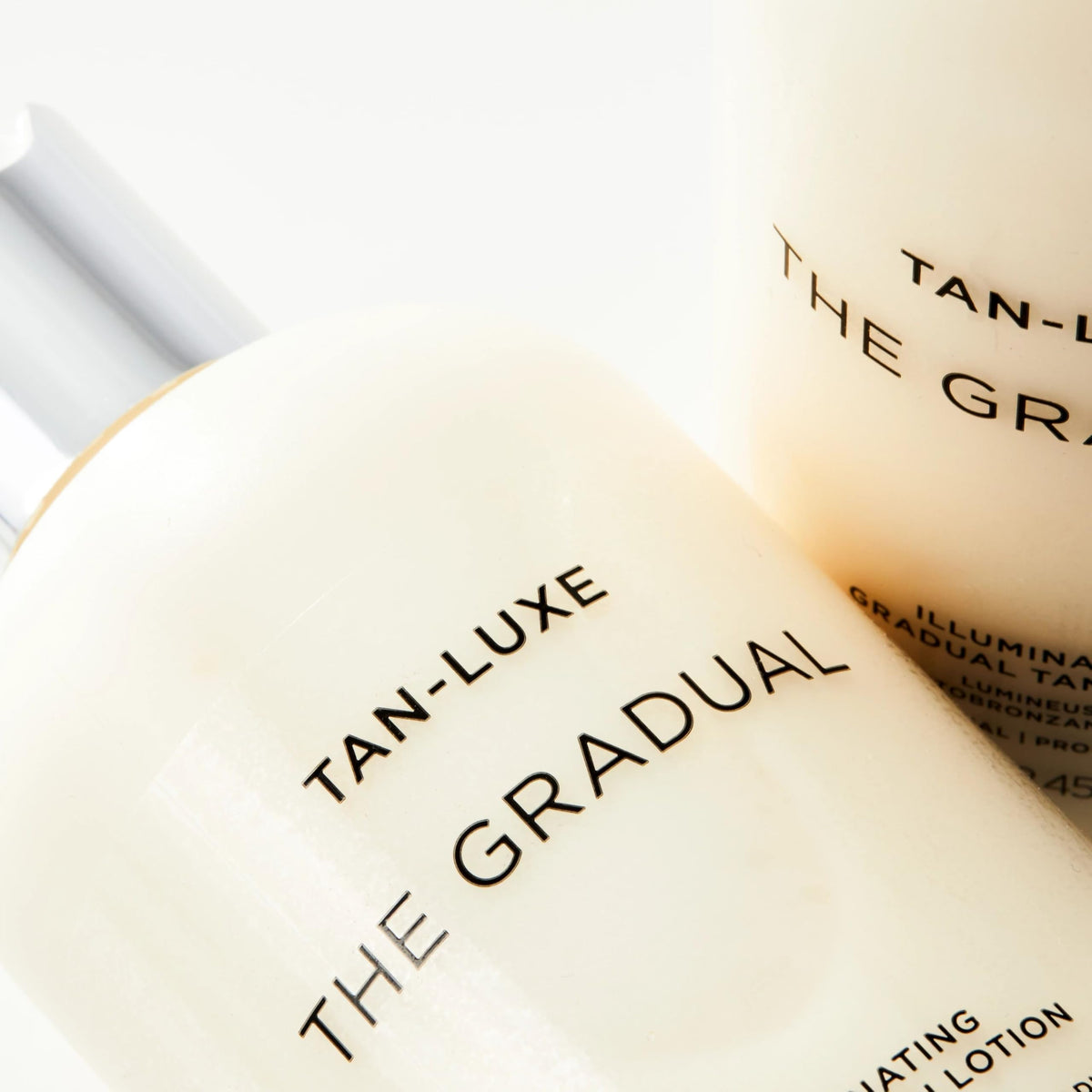 TAN-LUXE before and after arm subtle glow showing natural-looking tan
