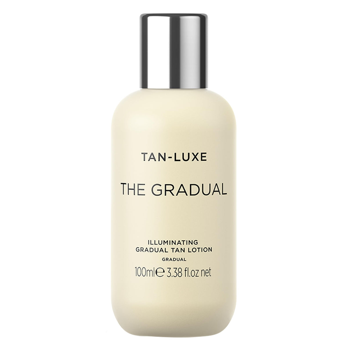 TAN-LUXE front bottle shot showing clean packaging and travel-friendly size