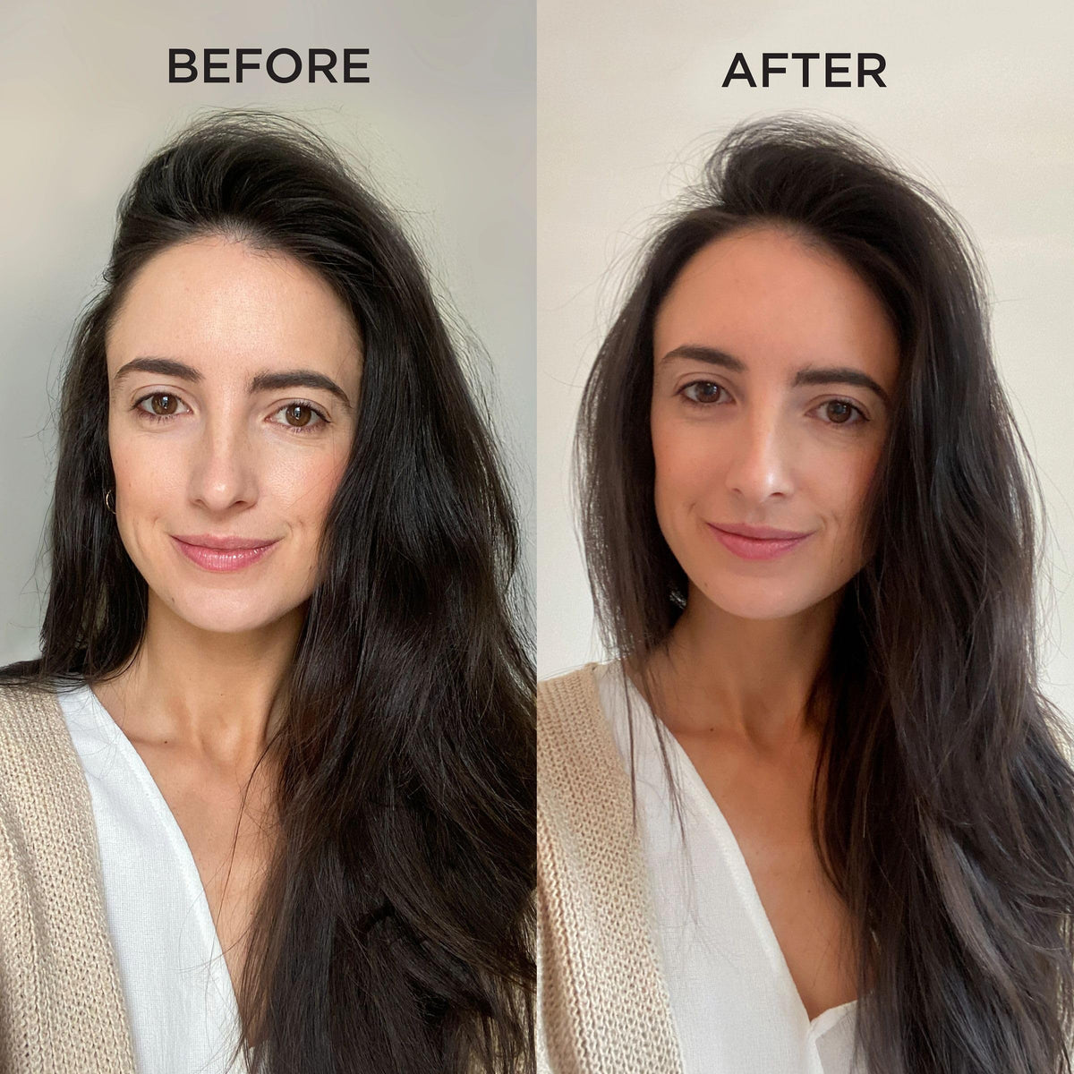 TAN-LUXE close-up serum texture, lightweight hydrating consistency benefit