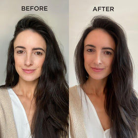 TAN-LUXE close-up serum texture, lightweight hydrating consistency benefit