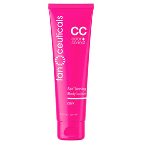 Tanceuticals dark bottle front view highlighting packaging and quick-dry benefit
