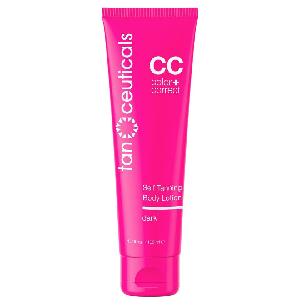 Tanceuticals dark bottle front view highlighting packaging and quick-dry benefit