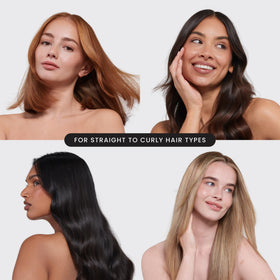 TANGLE TEEZER placed on bathroom counter in lifestyle scene for upscale grooming appeal