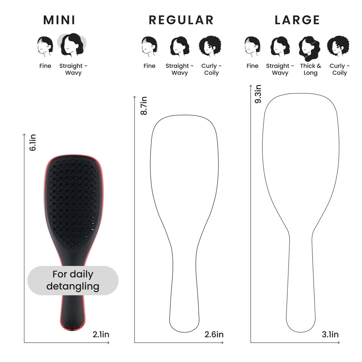 TANGLE TEEZER on a vanity next to cosmetics showing lifestyle use benefit: stylish accessory