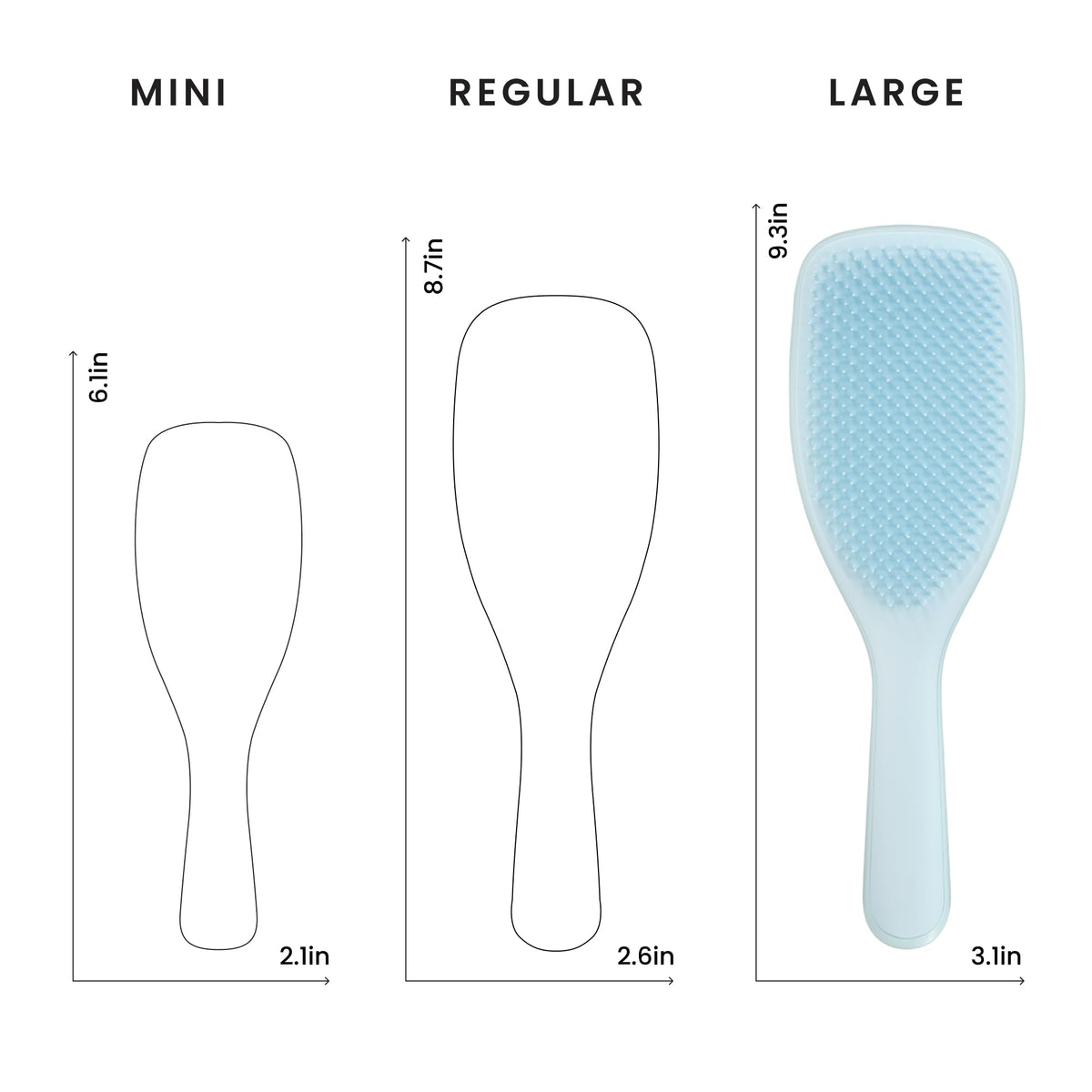 TANGLE TEEZER packaging and label showing product name and features