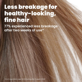 TANGLE TEEZER brushing wet hair in shower showing gentle detangling benefit