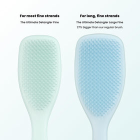 TANGLE TEEZER brushing long fine hair for smoothing and frizz control