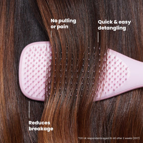 TANGLE TEEZER brush in shower spreading conditioner for improved product distribution
