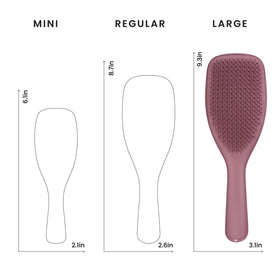 TANGLE TEEZER placed on bathroom shelf in lifestyle shot, stylish and practical