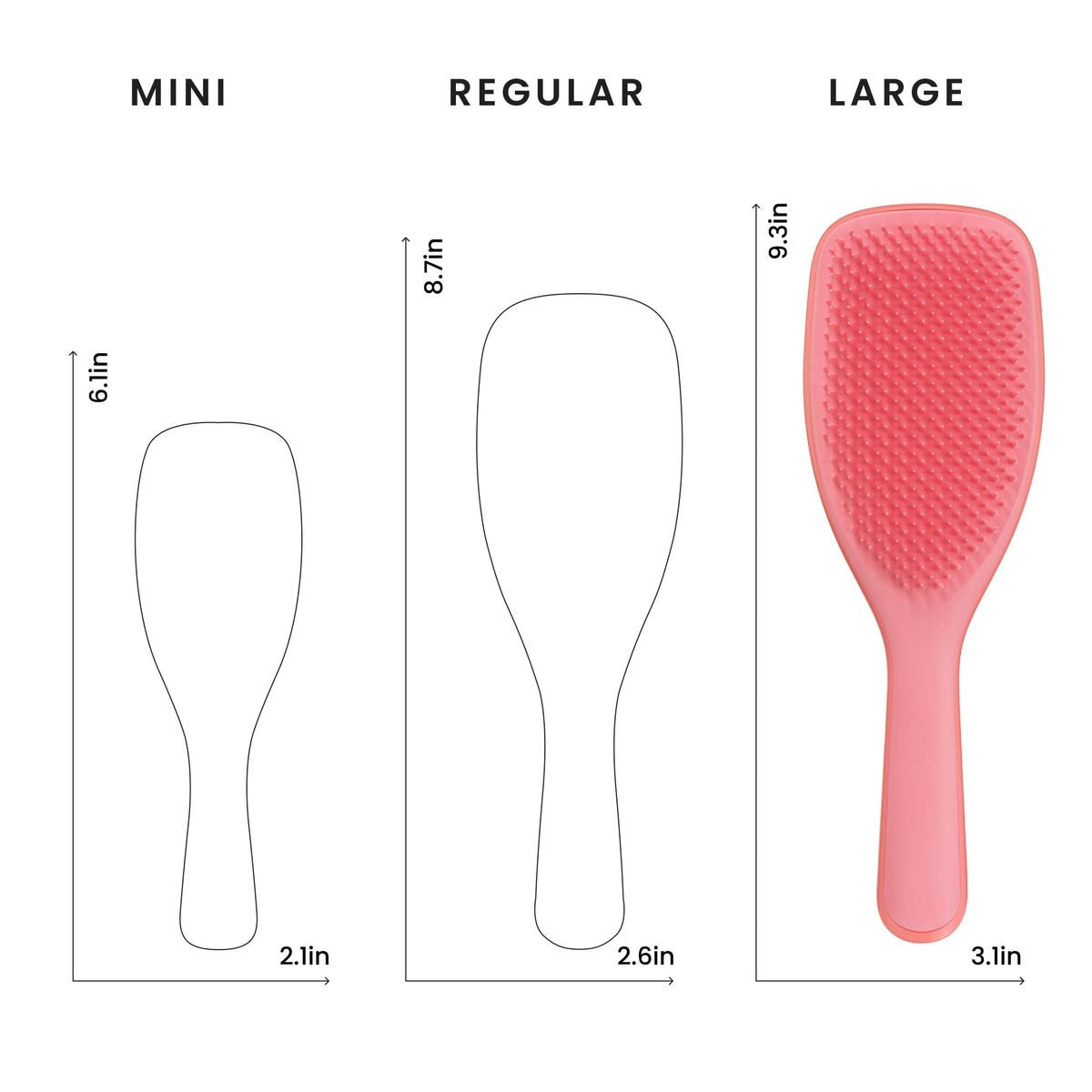 TANGLE TEEZER styled on bathroom counter in lifestyle scene, convenient everyday use benefit