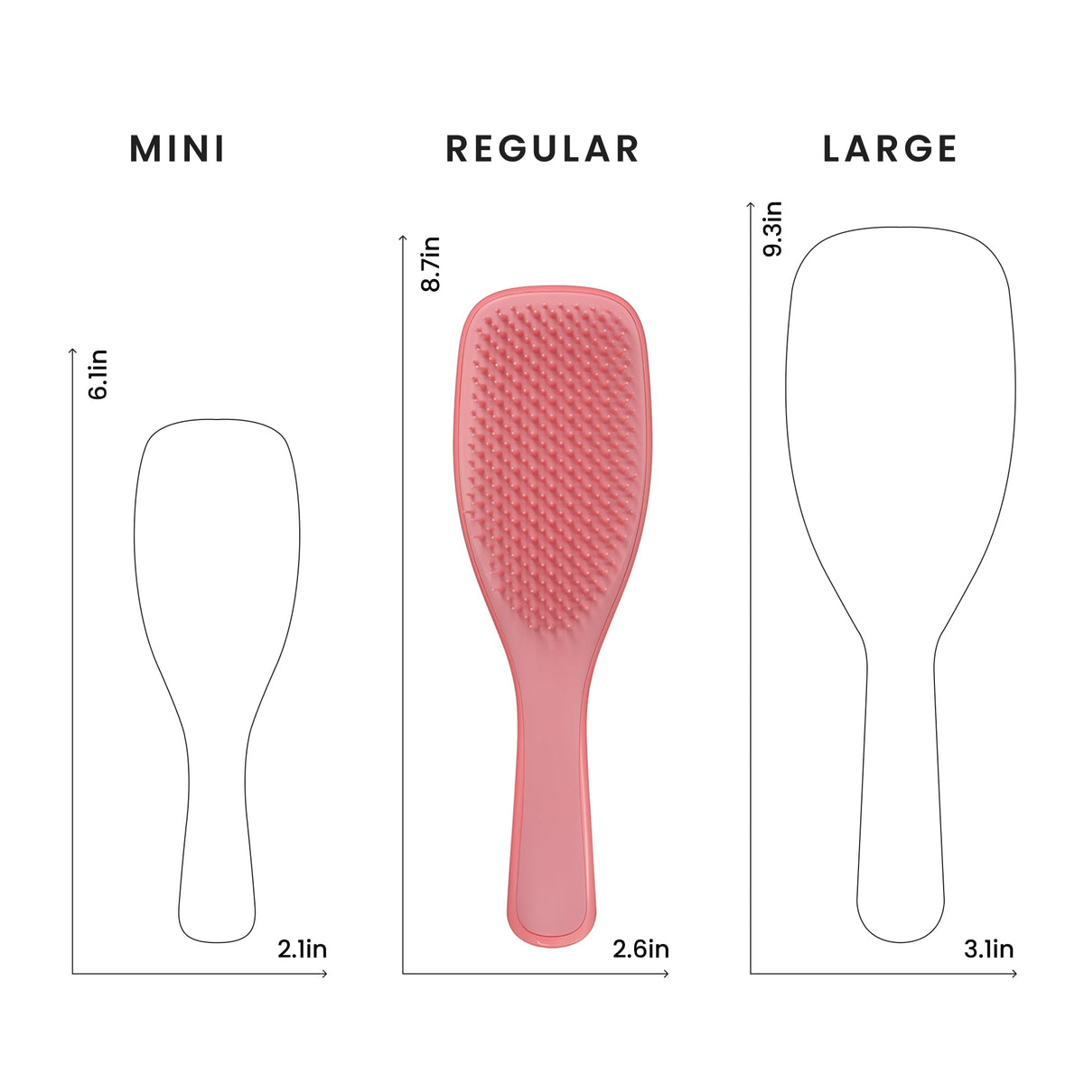 TANGLE TEEZER styling with natural 3C hair to define curls and reduce frizz