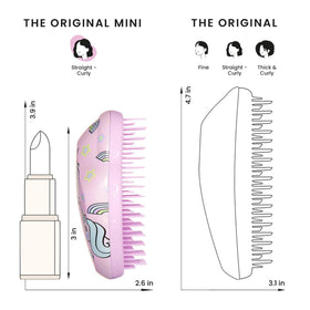TANGLE TEEZER packaging label highlighting product details