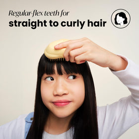 TANGLE TEEZER teeth close-up highlighting two-tier teeth that reduce pulling
