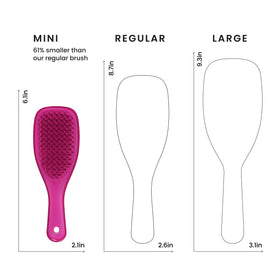 Tangle Teezer packaging and label close-up highlighting product features