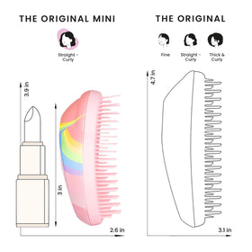 TANGLE TEEZER on bedroom counter styled for quick touch-ups and convenience benefit