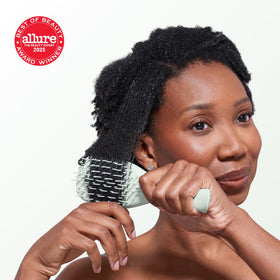 TANGLE TEEZER plastic finish and texture detail showing durable, easy-clean benefit
