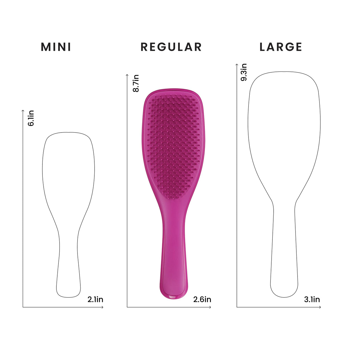TANGLE TEEZER packed in travel pouch for on-the-go detangling convenience