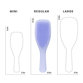 TANGLE TEEZER after-brushing shot showing smoother, frizz-reduced hair finish