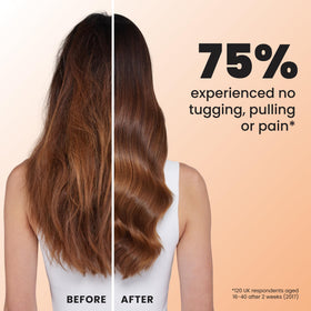 TANGLE TEEZER smoothing dry hair for frizz reduction and neater finish