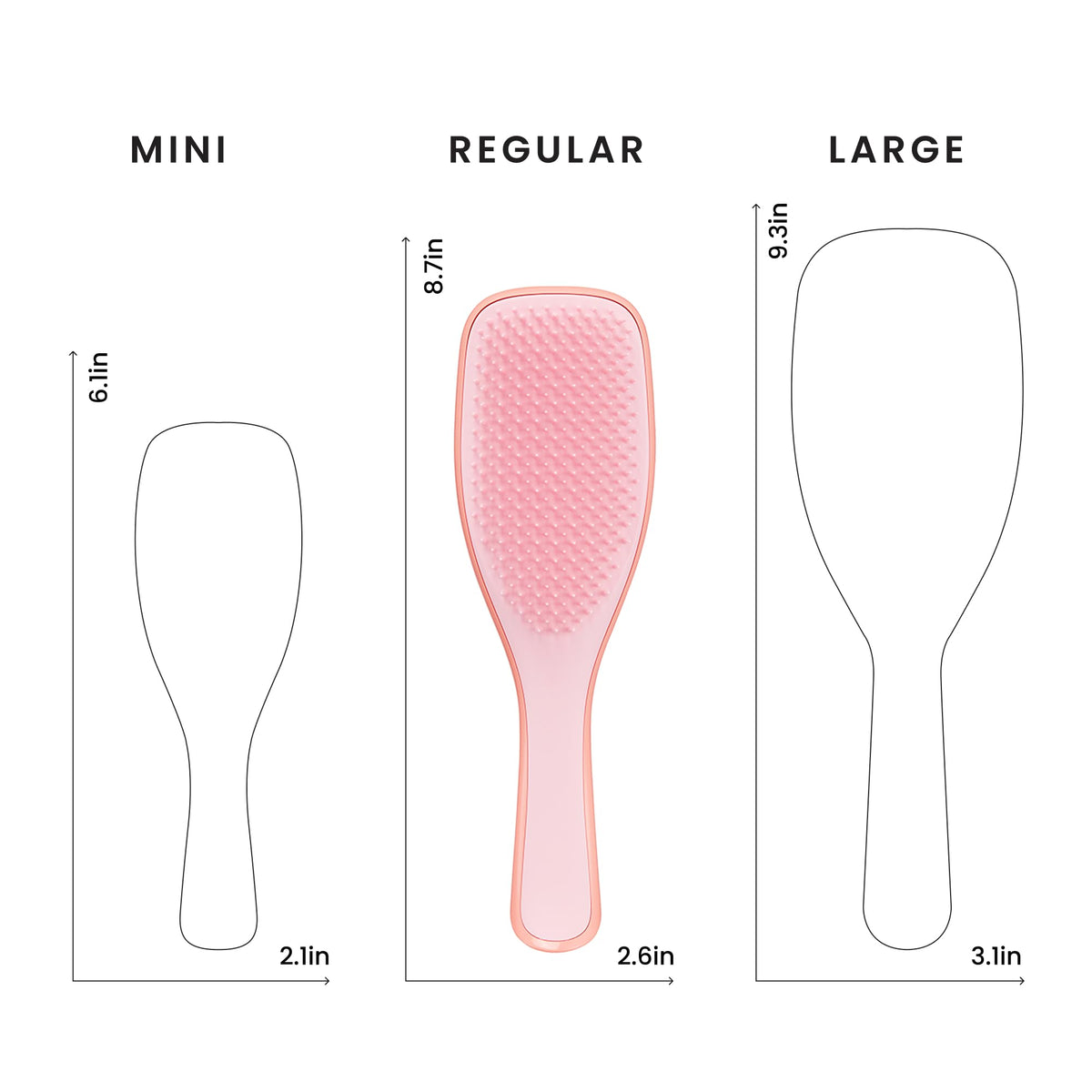 TANGLE TEEZER packaging update photo, sustainable packaging variation during transition